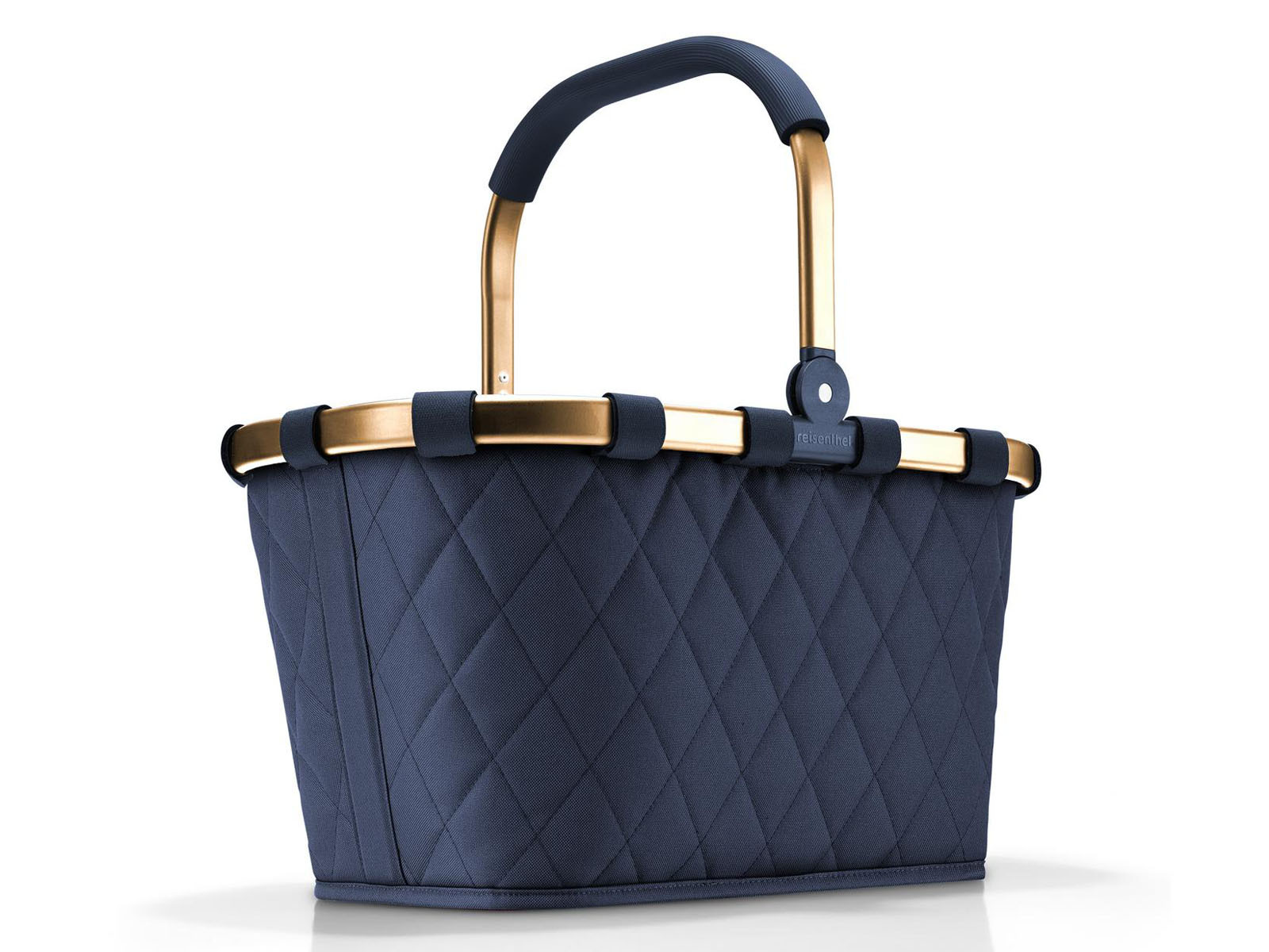Koszyk na zakupy Reisenthel Carrybag Rhombus Midnight Gold