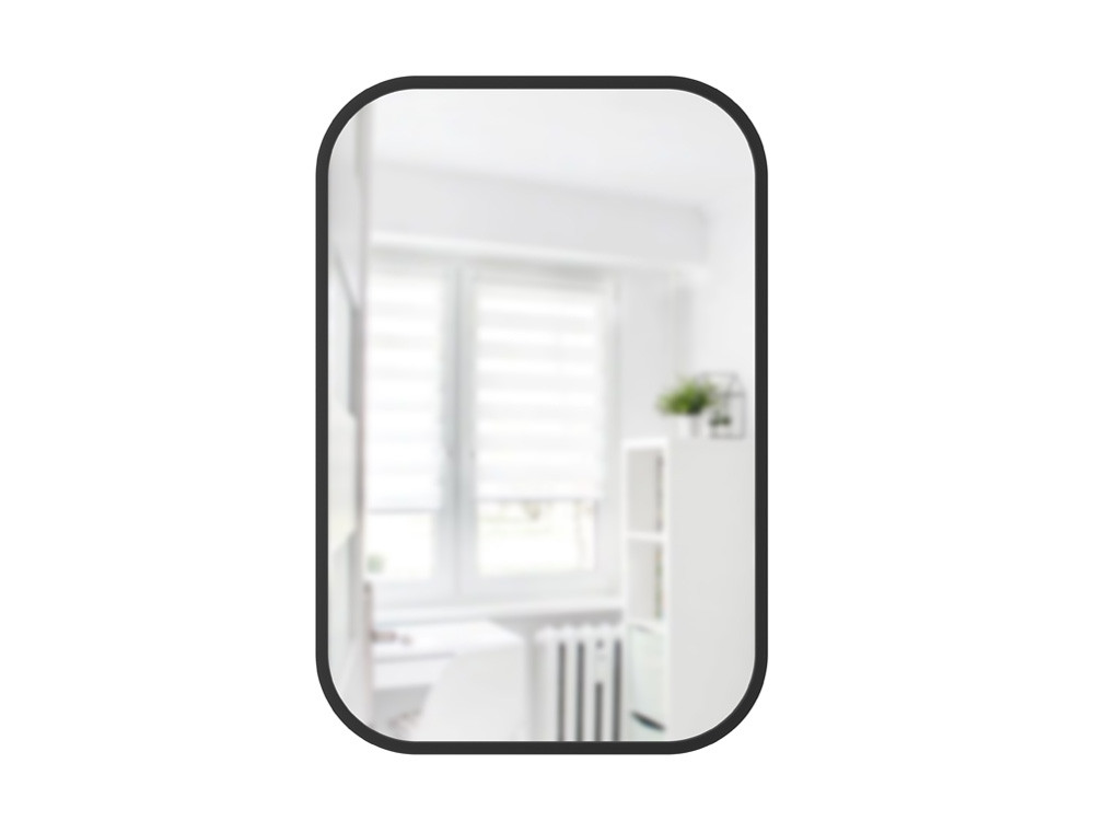 Lustro ścienne Umbra Hub Rectangular Black
