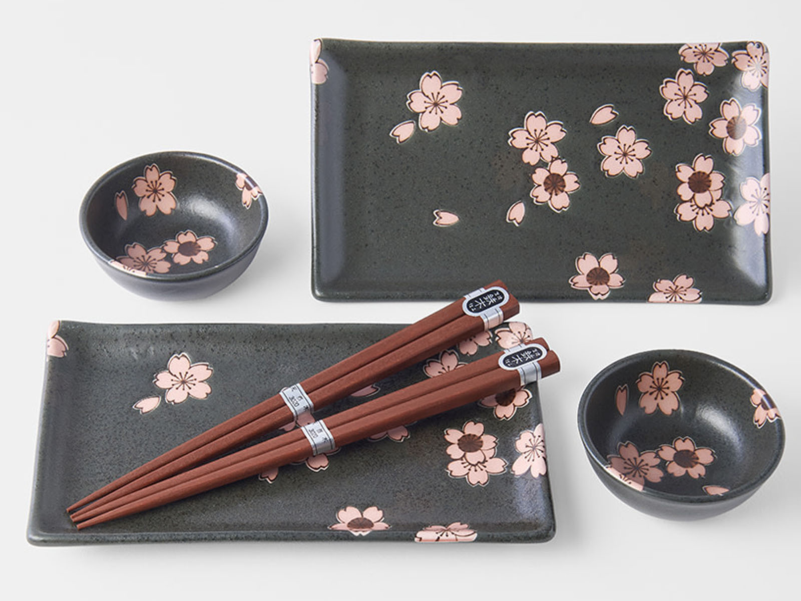 Zestaw do sushi Made In Japan Cherry Flowers - dla 2 osób