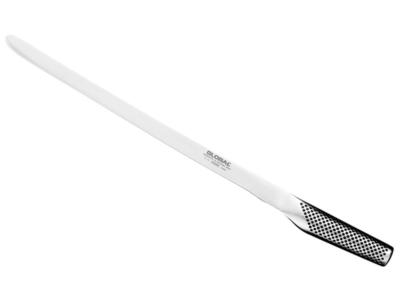 Nóż stalowy Global G-Serie Elastyczny do szynki lub łososia 31cm