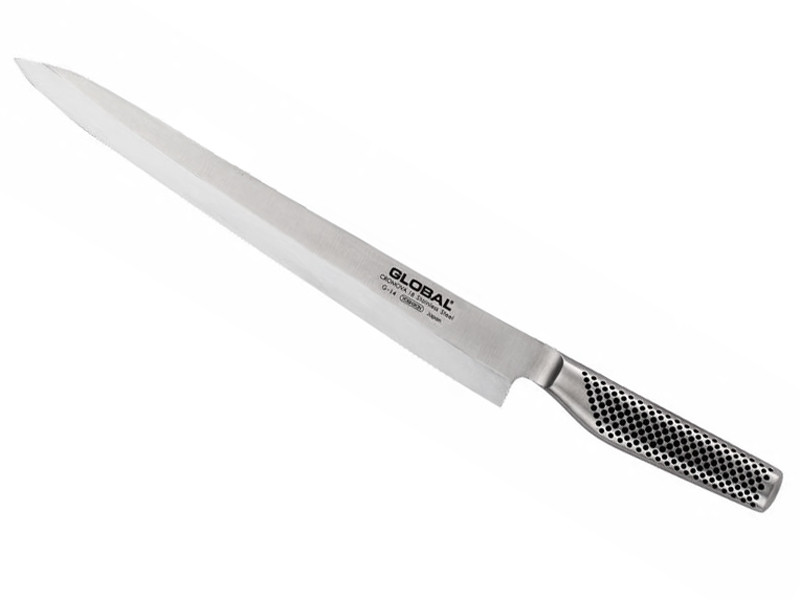 Nóż stalowy Global G-Serie Yangi Sashimi Right 30cm