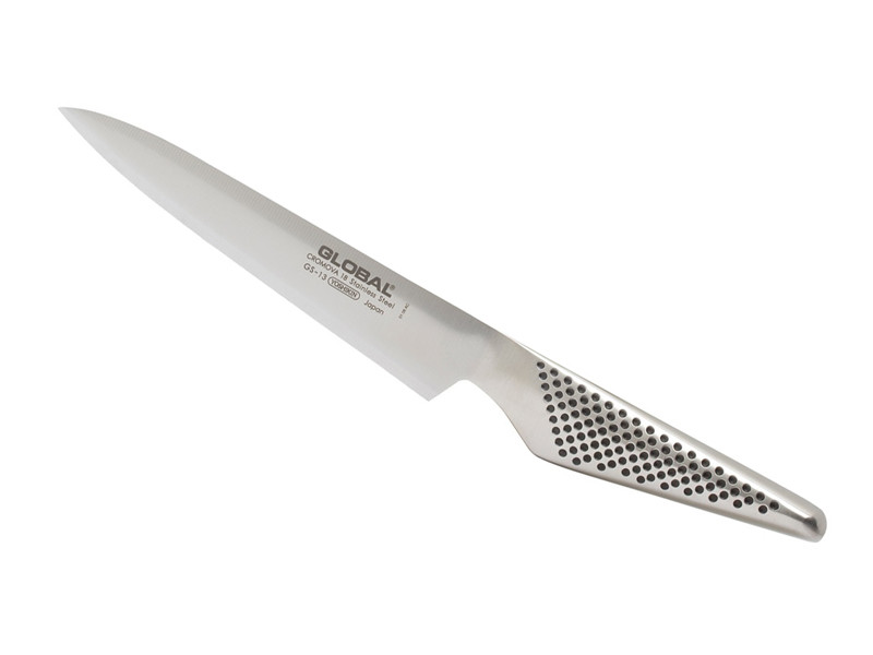 Nóż stalowy Global GS-Serie Uniwersalny 15cm Ząbkowany