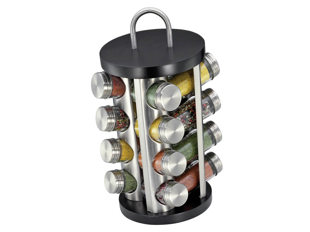 Obrotowy stojak na przyprawy Kuchenprofi Black