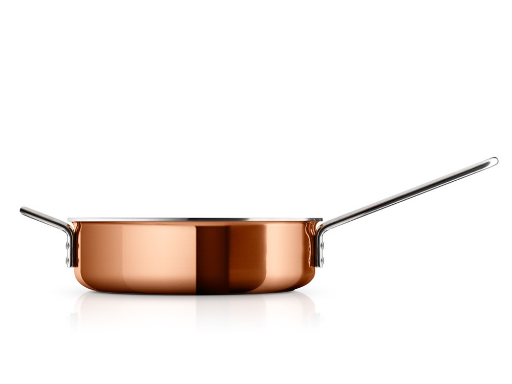 Patelnia Eva Solo Trio Copper Sauté 24 cm
