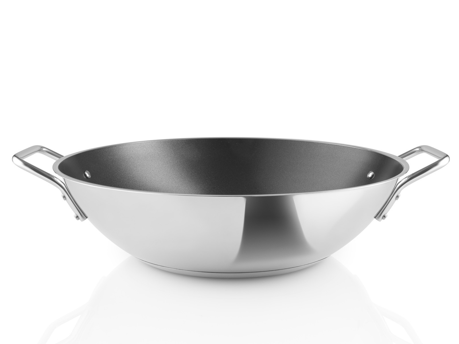 Patelnia Eva Solo Trio Stainless Steel Ceramic Wok 32cm