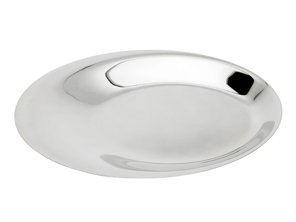 Patera/ duży talerz do serwowania Stelton Foster Silver Gold