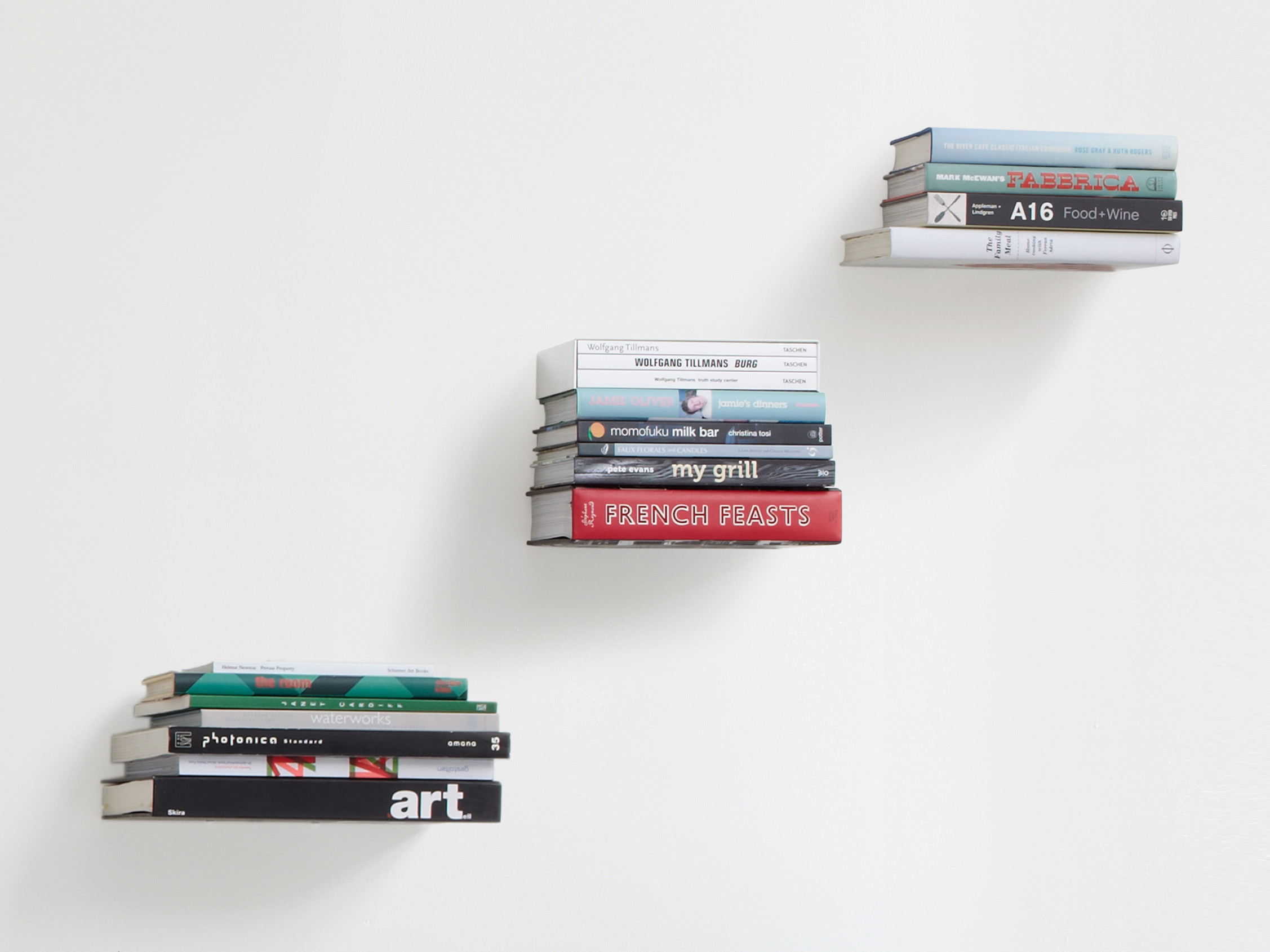 Półka na książki x3 Umbra Conceal 3-Pack Large Silver