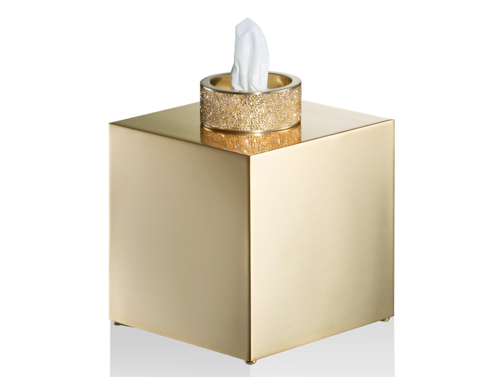 Pudełko na chusteczki Decor Walther Swarovski® Rocks KB Gold Matt