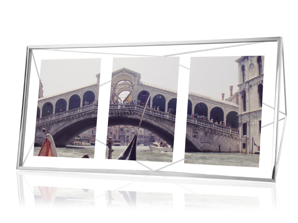 Ramka na zdjęcia x3 Umbra Prisma Multi Chrome