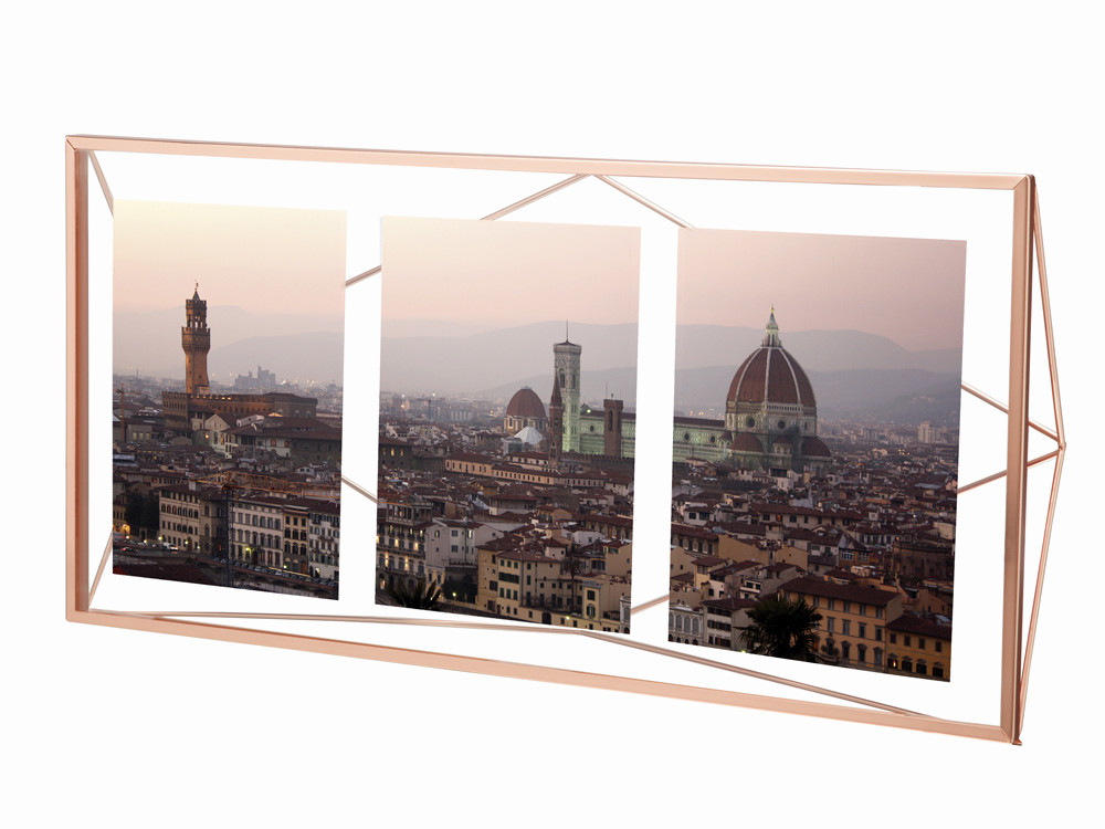 Ramka na zdjęcia x3 Umbra Prisma Multi Copper