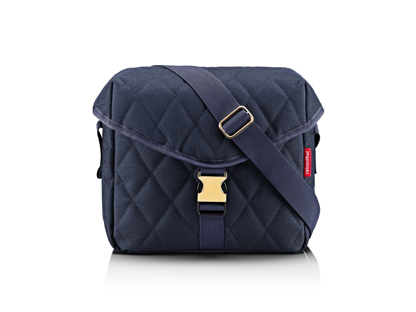 Torebka crossbody Reisenthel Saddle Bag M Rhombus Midnight Gold