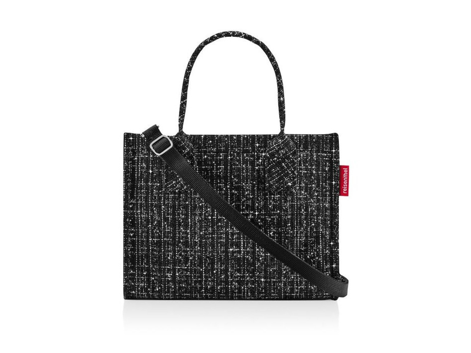 Torebka crossbody Reisenthel Daily Shopper XS Bouclé Black