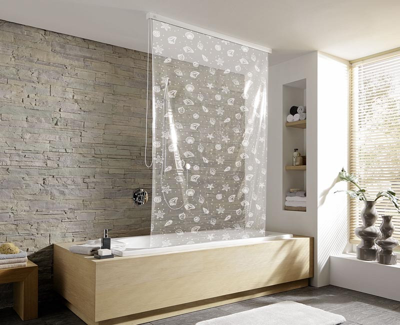 Roleta do wanny KW Sea White - wkład