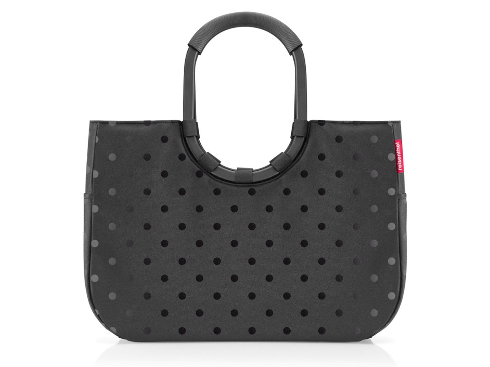 Torba na zakupy Reisenthel LoopShopper L Glossy Dots Black