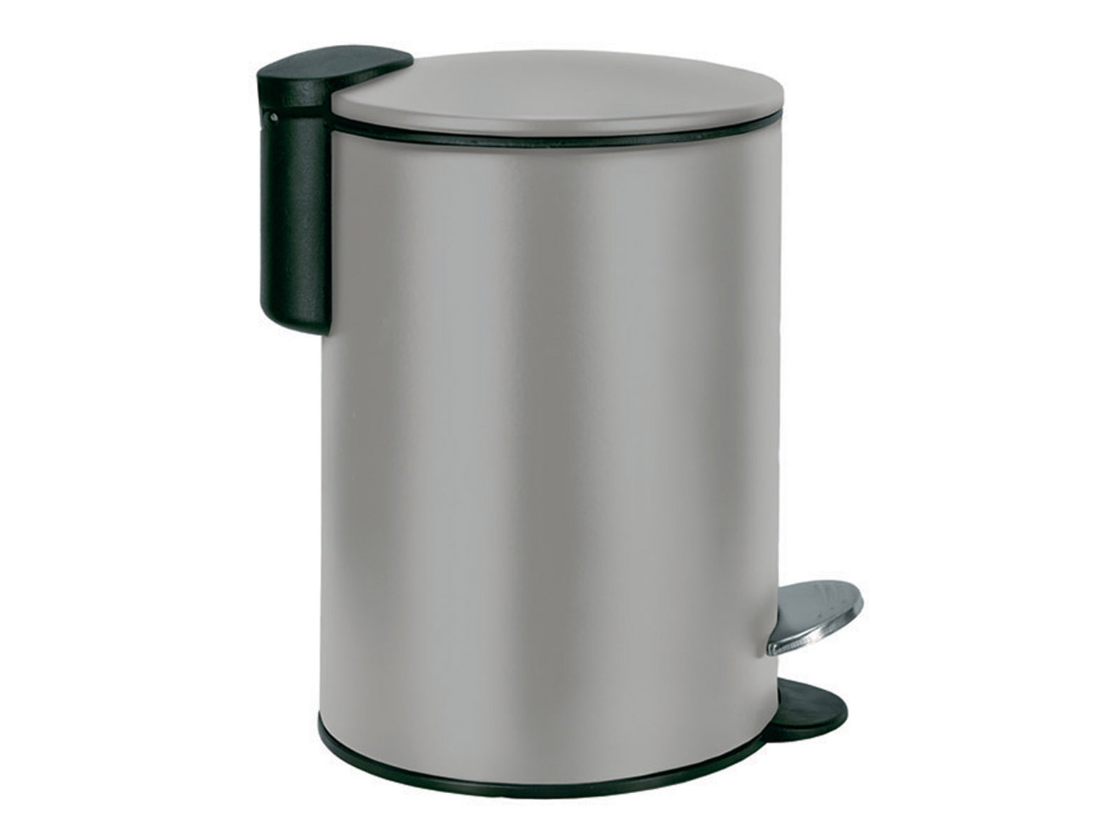 Kosz na śmieci 3L KW Silence Platin z cichym zamknięciem