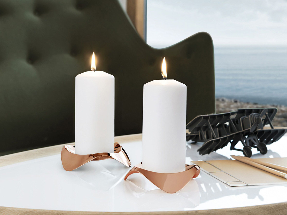 Świecznik Stelton Danish Modern 2.0 Papilio Uno Copper