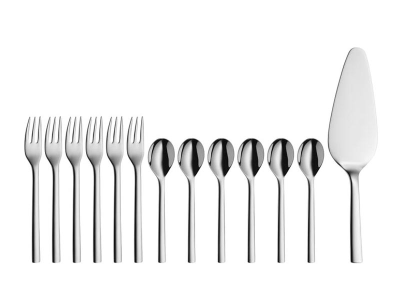 Sztućce deserowe z łopatką zestaw x13 WMF Nuova Zestaw dla 6 osób