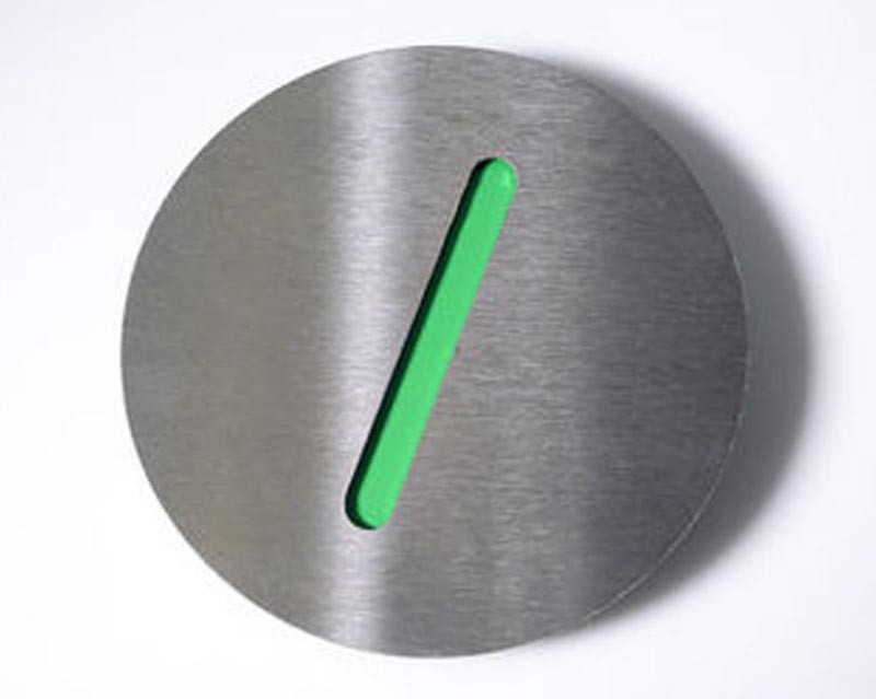 Tabliczka numeryczna Radius Slash Green