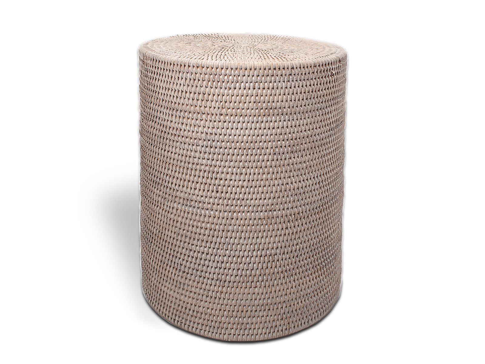 Taboret łazienkowy Decor Walther Basket Stool Rattan Light 