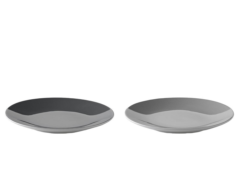 Talerz zestaw x2 Stelton Danish Modern 2.0 Emma Grey obiadowy 
