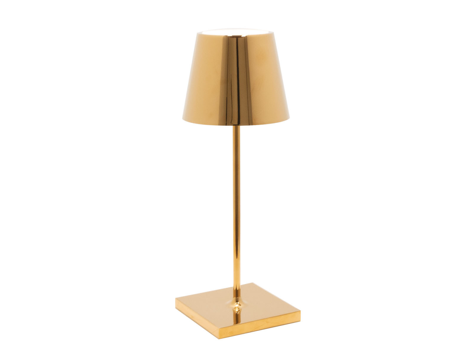 Lampa Zafferano Poldina LED Table 30 Gold Glossy