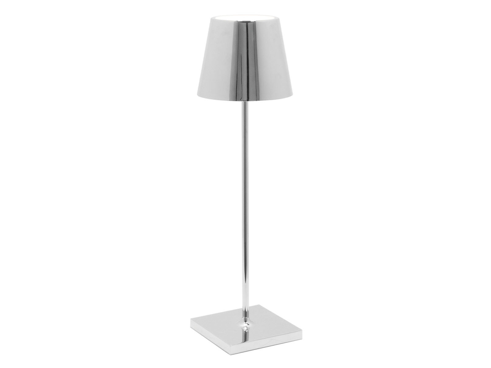 Lampa Zafferano Poldina LED Table 38 Silver Glossy