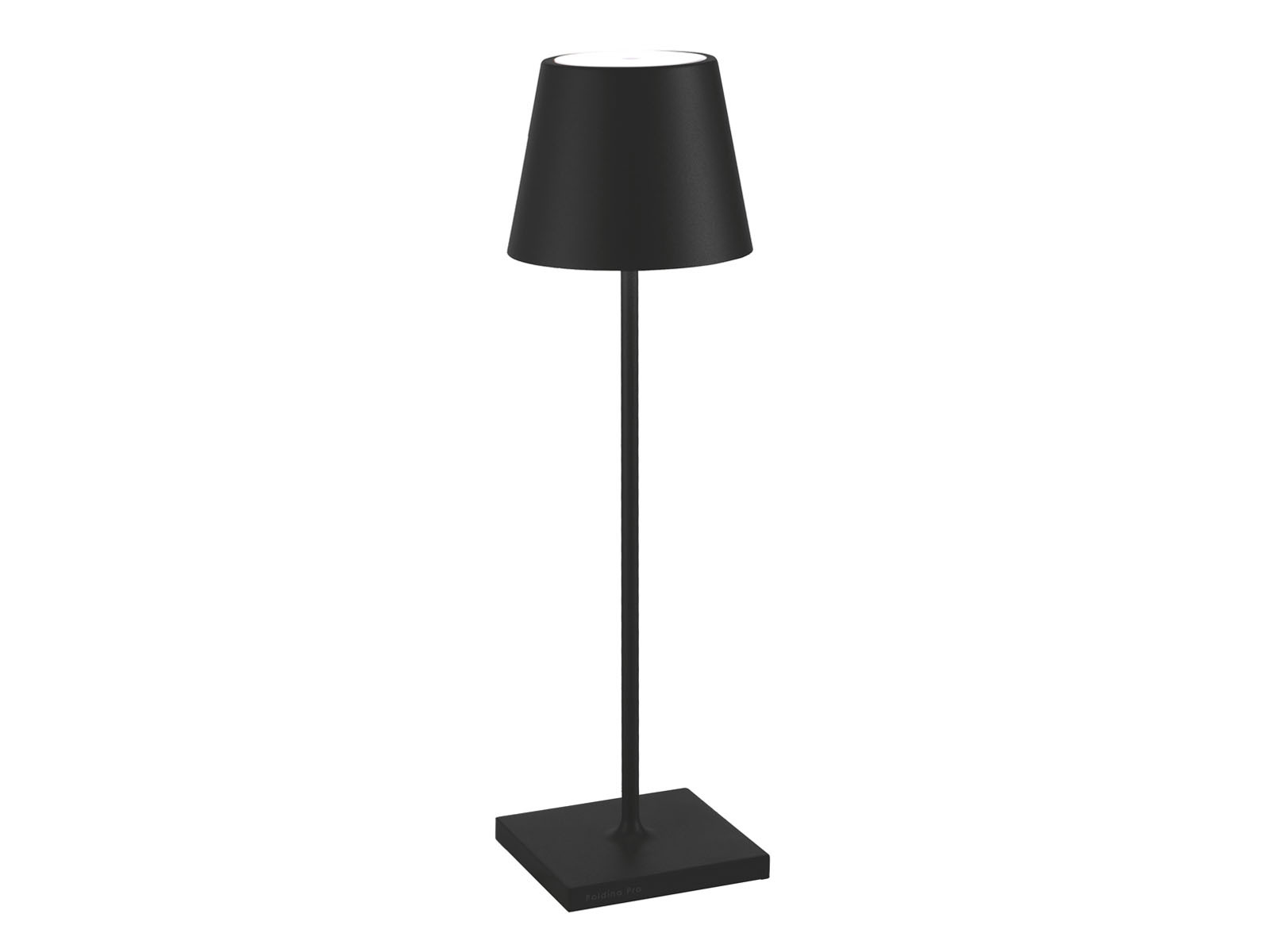 Lampa Zafferano Poldina LED Table 38 Black Matt