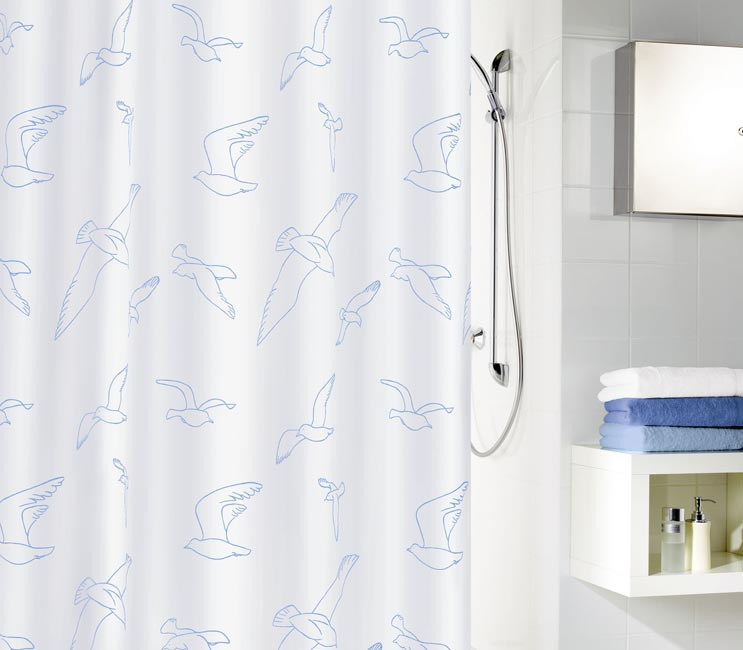 Zasłona Birdie White 180x200