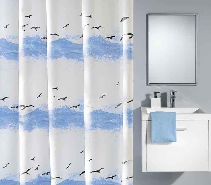 Zasłona Seaside Blue 240x180