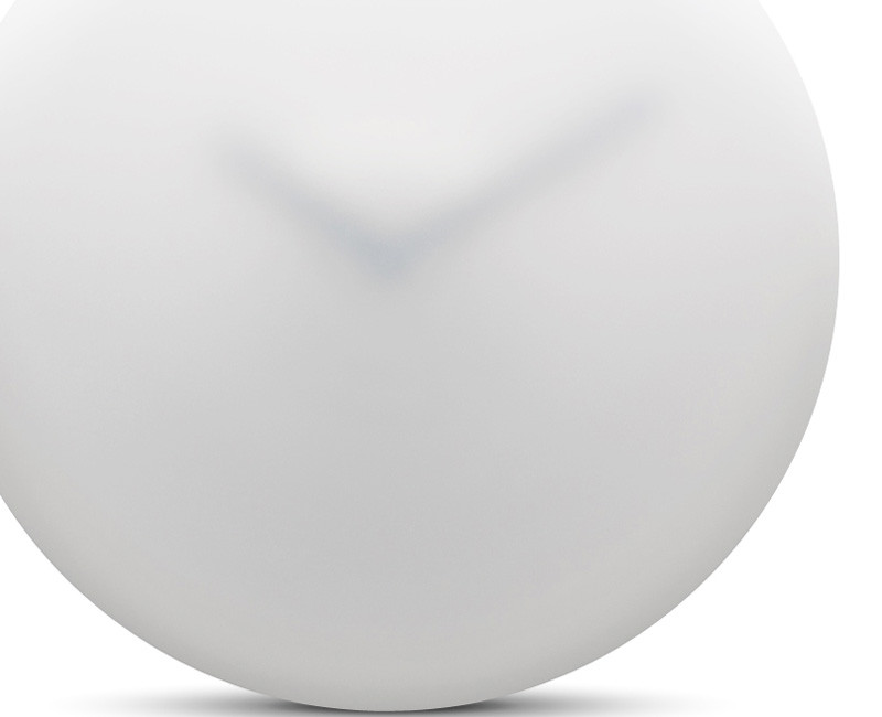 Zegar LEFF hazy35 white black hands