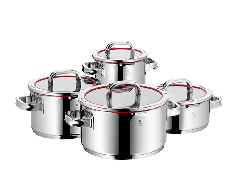 Zestaw garnków x4 WMF Function 4 Silver 8-częściowy