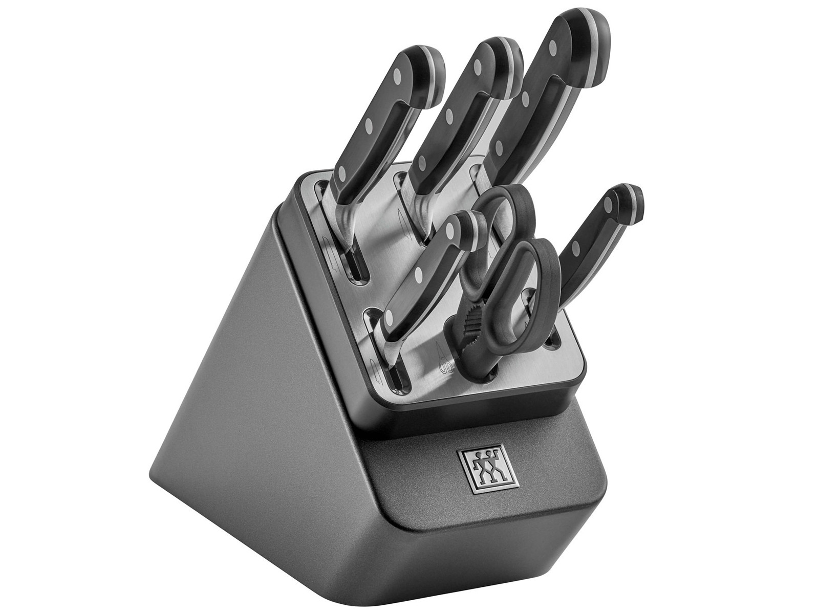 Zestaw noży w bloku samoostrzącym Zwilling Professional S Silver-Gray 6 elementów