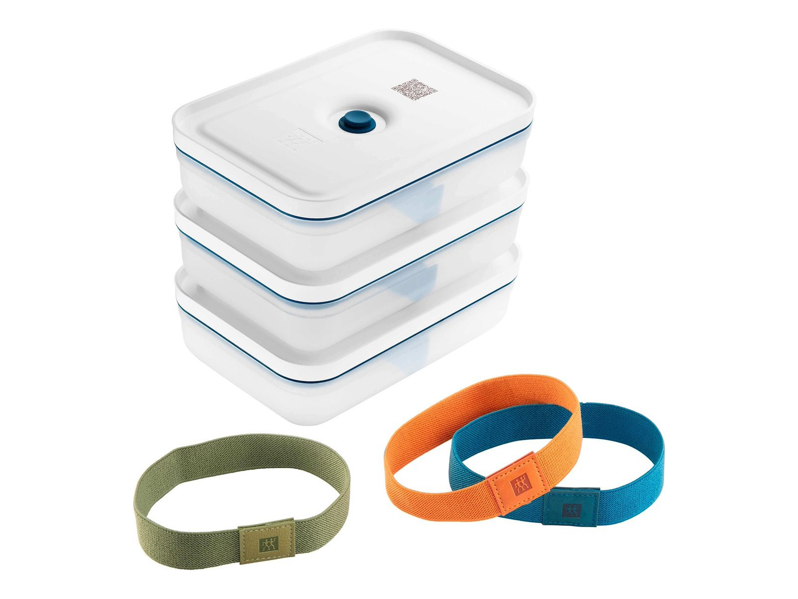 Zestaw pojemników próżniowych Zwilling Fresh & Save Marine x3 plastikowe