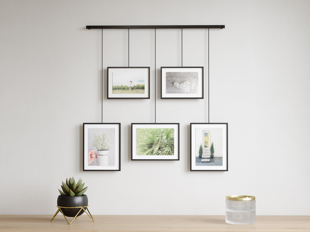 Zestaw ramek na zdjęcia x5 Umbra Exhibit 5 Black