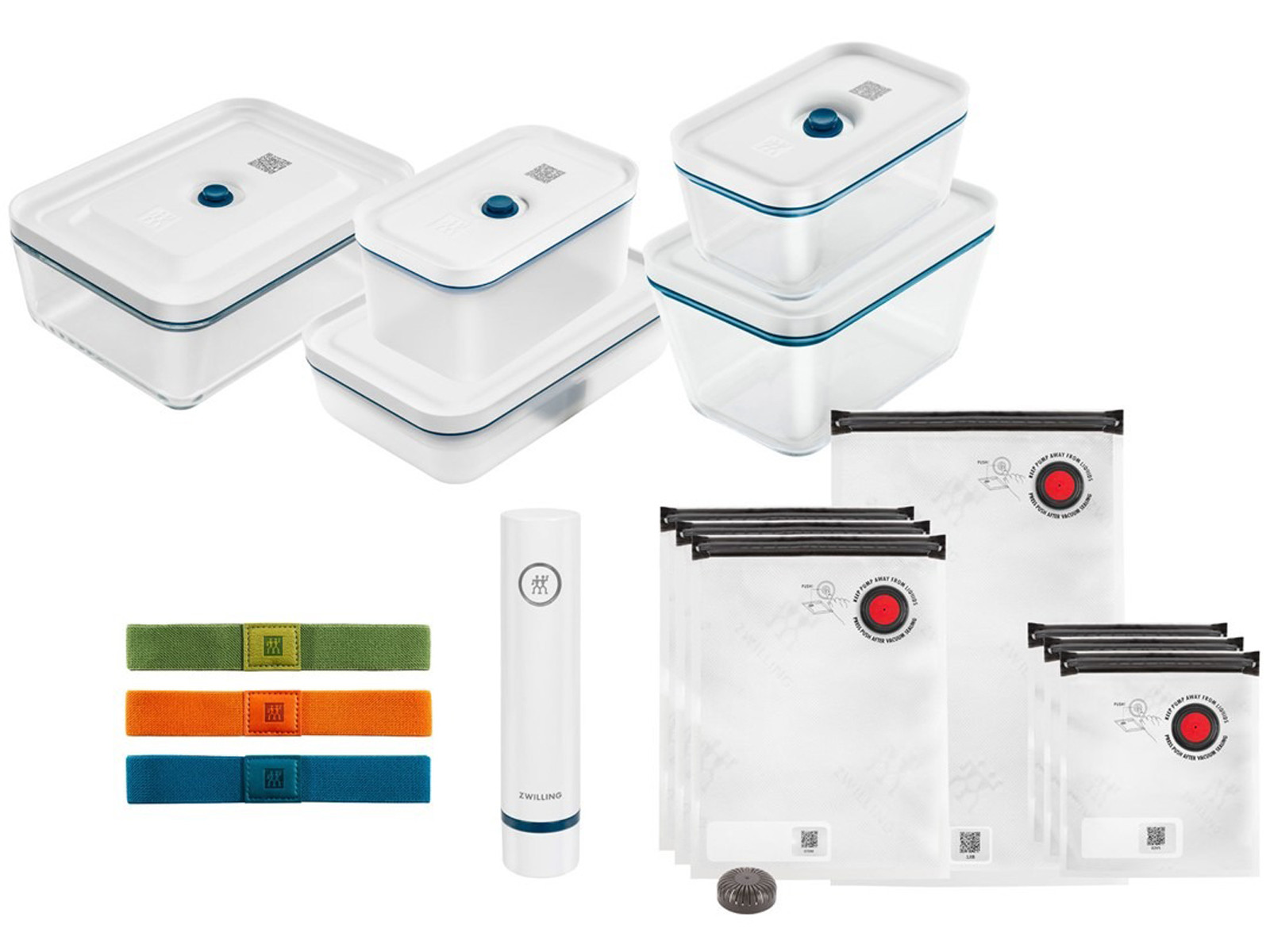 Zestaw startowy do pakowania próżniowego Zwilling Fresh & Save Marine 16 elementów 