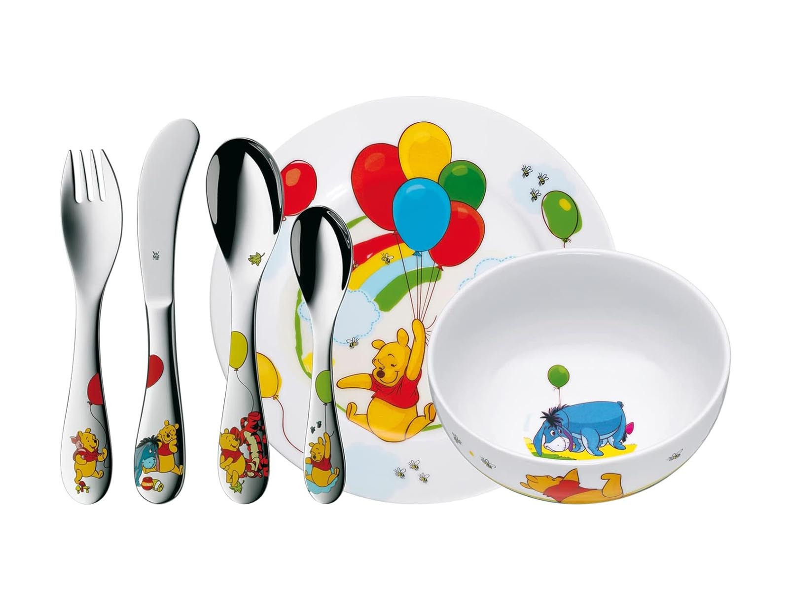 Zestaw stołowy dla dzieci WMF Kubuś Puchatek 6-elementowy